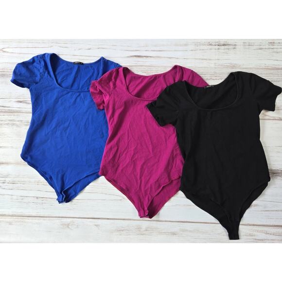 Mangdiup 3 piece bodysuit bundle sz Large - Picture 1 of 5